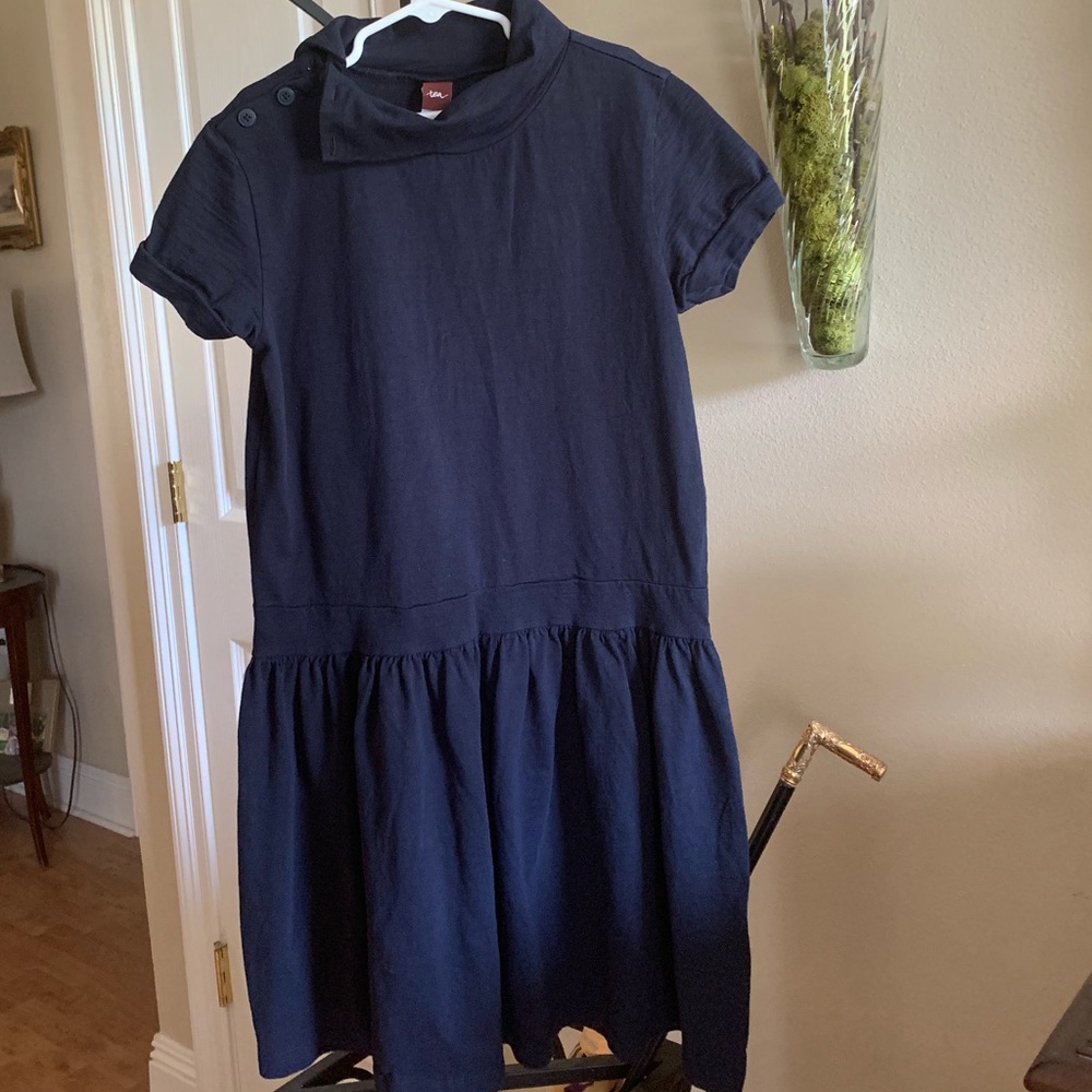Tea Collection Navy Dress Size 12 EUC